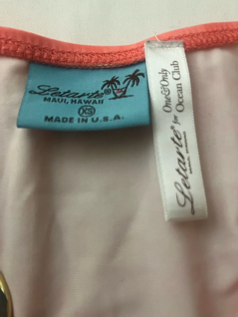 Letarte Coral Bikini Set XS